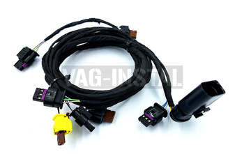 Wiązka 4xPDC + ochrona pieszych przedniego zderzaka do Audi Q5 FY 80A 2016-2019