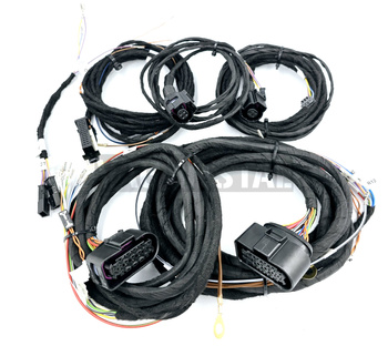 Wiązki lamp lamp przednich pozwalające na montaż lamp FULL LED po face liftingu do Audi A6 C7 4G 2012-2014