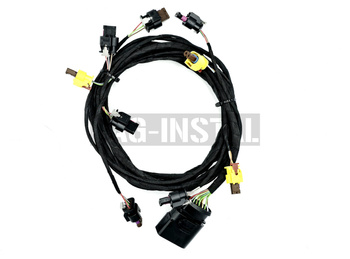 Wiązka 6xPDC przedniego zderzaka + 3x czujnik zderzeniowy ochrony pieszych do Audi A3 8V