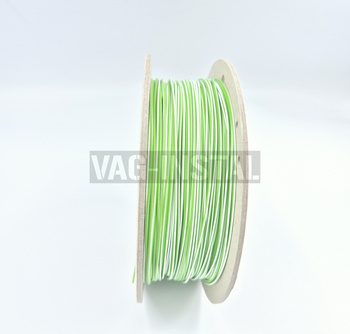 Przewód FLRY-B zielono-biały 100m