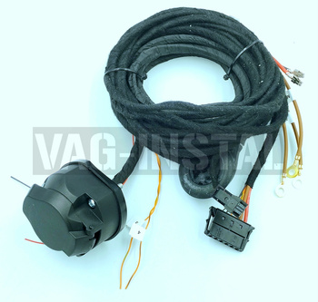 Wiązka haka kompletna z gniazdem 13-pin do Audi A4 B6 8E