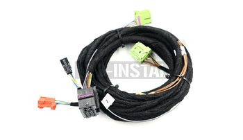 Wiązka podgrzewanej kanapy tylnej bez climatronica z tyłu do Audi A6 C7 4G Face Lift 2015-2018