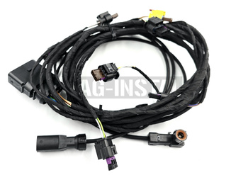 Wiązka 6xPDC, kamera 360, ochrona pieszych przedniego zderzaka do Audi Q5 FY 80A Face Lift 2020-2023