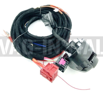 Wiązka haka kompletna z gniazdem 13-pin do Audi A4 B8 8K Face Lift 2012-2015