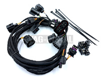 Wiązka przedniego zderzaka PDC, kierunkowskazów, świateł pozycyjnych i halogenów do Audi Q7 4L 2007-2009